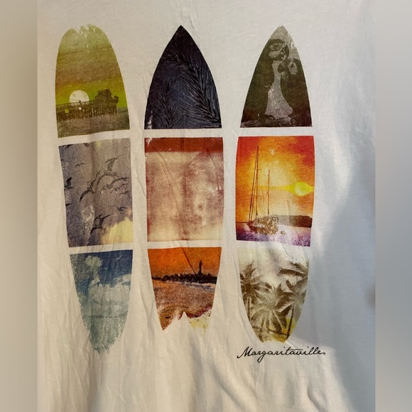 Margaritaville NWT Mens Short Sleeve White Short Sleeve T-Shirt. Size XXXL - Picture 5 of 8